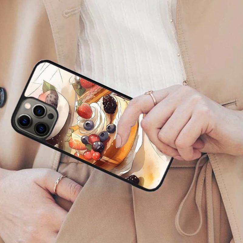 Cake Fancy Desert Magnetic Phone Case For APPLE iPhone 17 Air 16 14 13 12 Pro Max 15 Plus Wireless Charge With MagSafe Cover