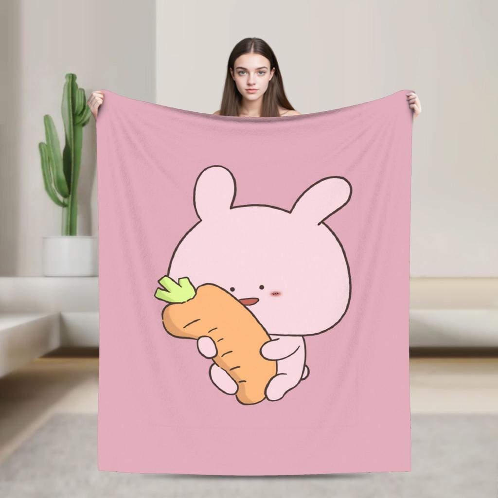 A-Asamimichaan Plush Blankets Girls Boys  Flannel Bedding Throws For Couch Chair Super Warm Custom Quality Bedspread Gift