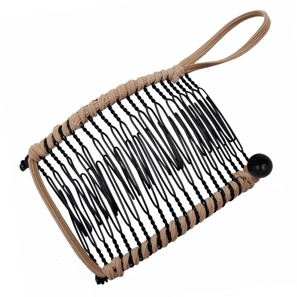 Faule Frauen Haarkamm Pferdeschwanz Haarspangen Haarkrallen Clips Haar-Styling-Tool Stretch Banana Clip