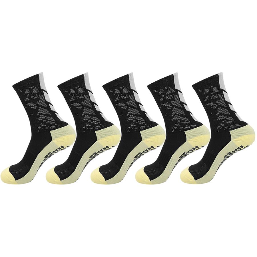 5Pairs  Men Women Football Basketball Baseball Rugby Soccer Athletic Grip Socks