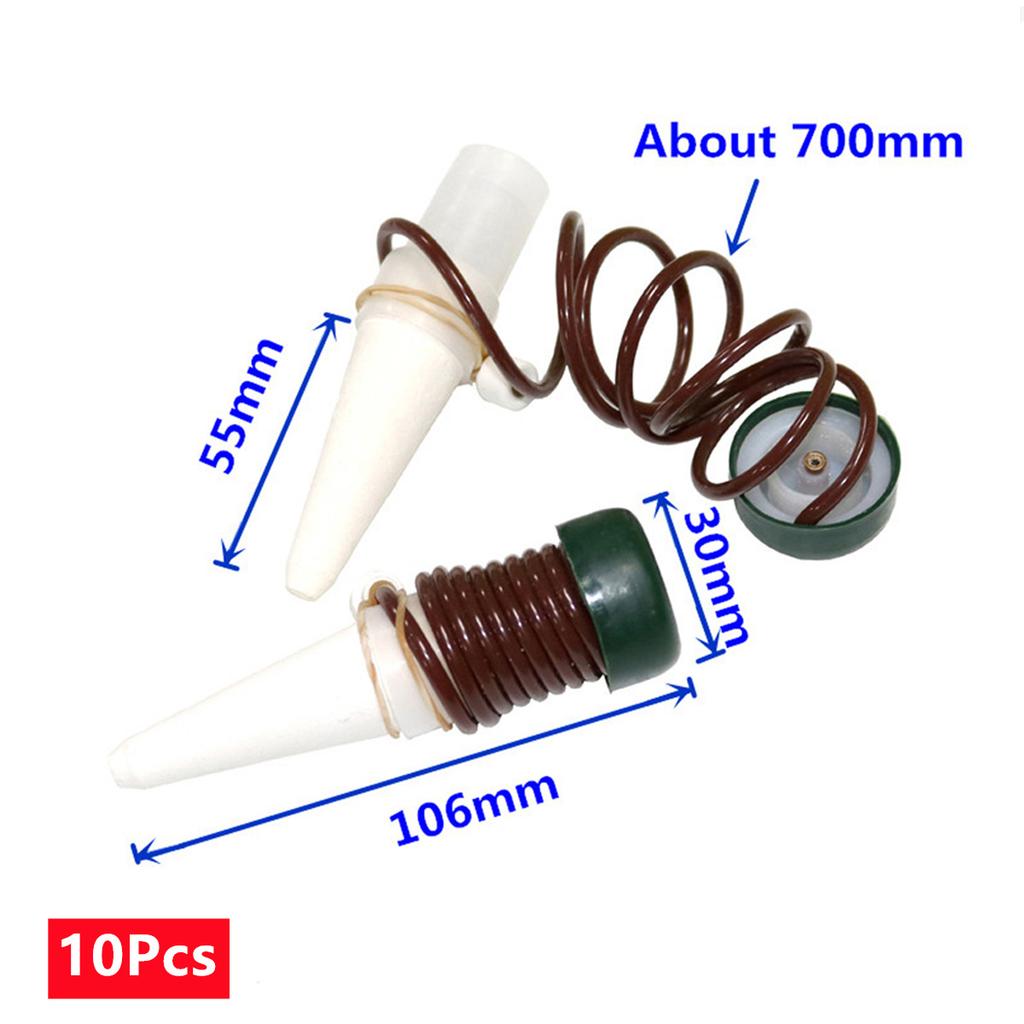 1/10Pcs Automatic Drip Irrigation Device Garden Balcony Potted Plant Flower Vegetable Spiked Dripper and 70/80/150cm Water Hose