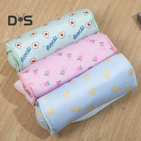 Summer Cool Dog Mat Cooling Bed Soft Breathable Fruit Pattern Design Wear-Resistant Washable Dog Cat Sleeping Bed