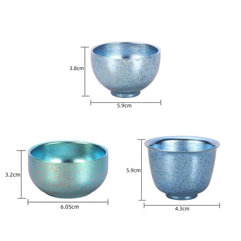 Pure Titanium Small Tea Cup Coffee For Outdoor Portable Camping Coffee And Tea Tableware Brewing Hiking Tea Cup Teapot
