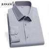 Zhuangji Men's Breathable Linen Blend Long-Sleeve Shirt