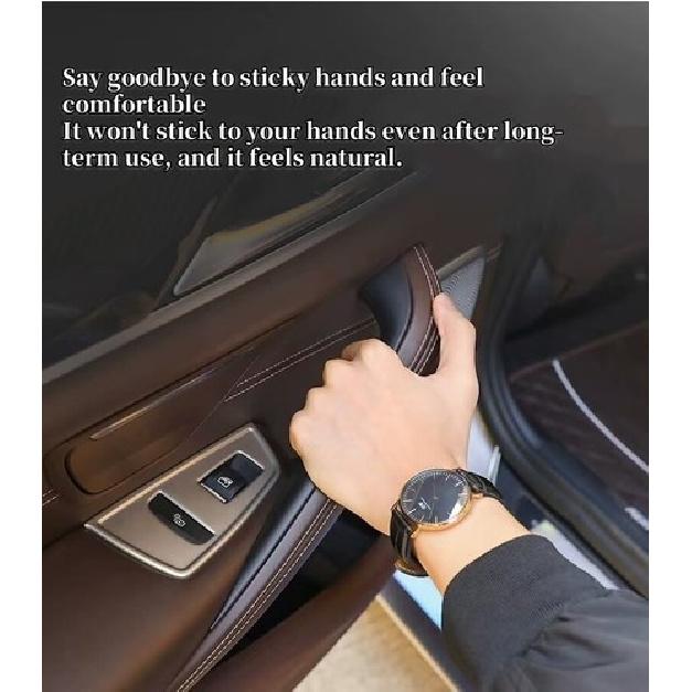 Inner Door Panel Handle Pull Trim Cover Black For 18-23 BMW 5 Series G30 G31 G38