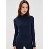 Fashionable Stylish Half-High Collar Long Sleeves T-Shirt Female 2025 Early Spring New Arrival Modal Minimalist Inner Bottoming Shirt Tops