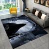 Grim Reaper Death Skull Gothic Non-Slip Area Rug for Living Room Bedroom Home Decor Kids Floor Mat Gift