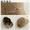 Children's baseball cap cute cartoon embroidered bear cap spring summer baby sun protection hat