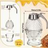 Juice Syrup Cup Squeeze Bottle Storage Pot Stand Holder Uice Bee Drip Dispenser Kettle Honey Jar Container Kitchen Accessories