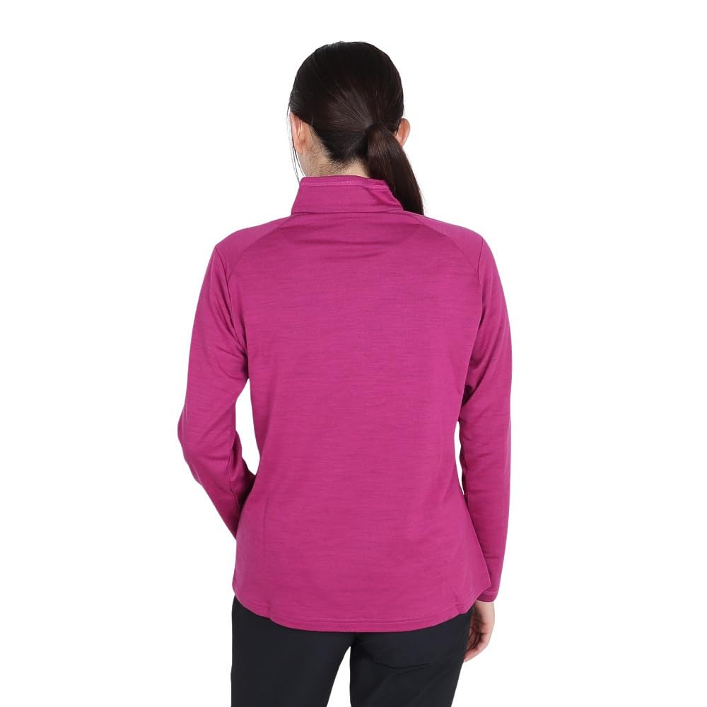Foxfire PP Wool Half Zip Cranberry Small Women's