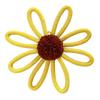 Bohemian Sunflower Wall Art Hanging Ornament for Baby Girls Bedroom Decorations Handmade Woven Flower Pendant Decor