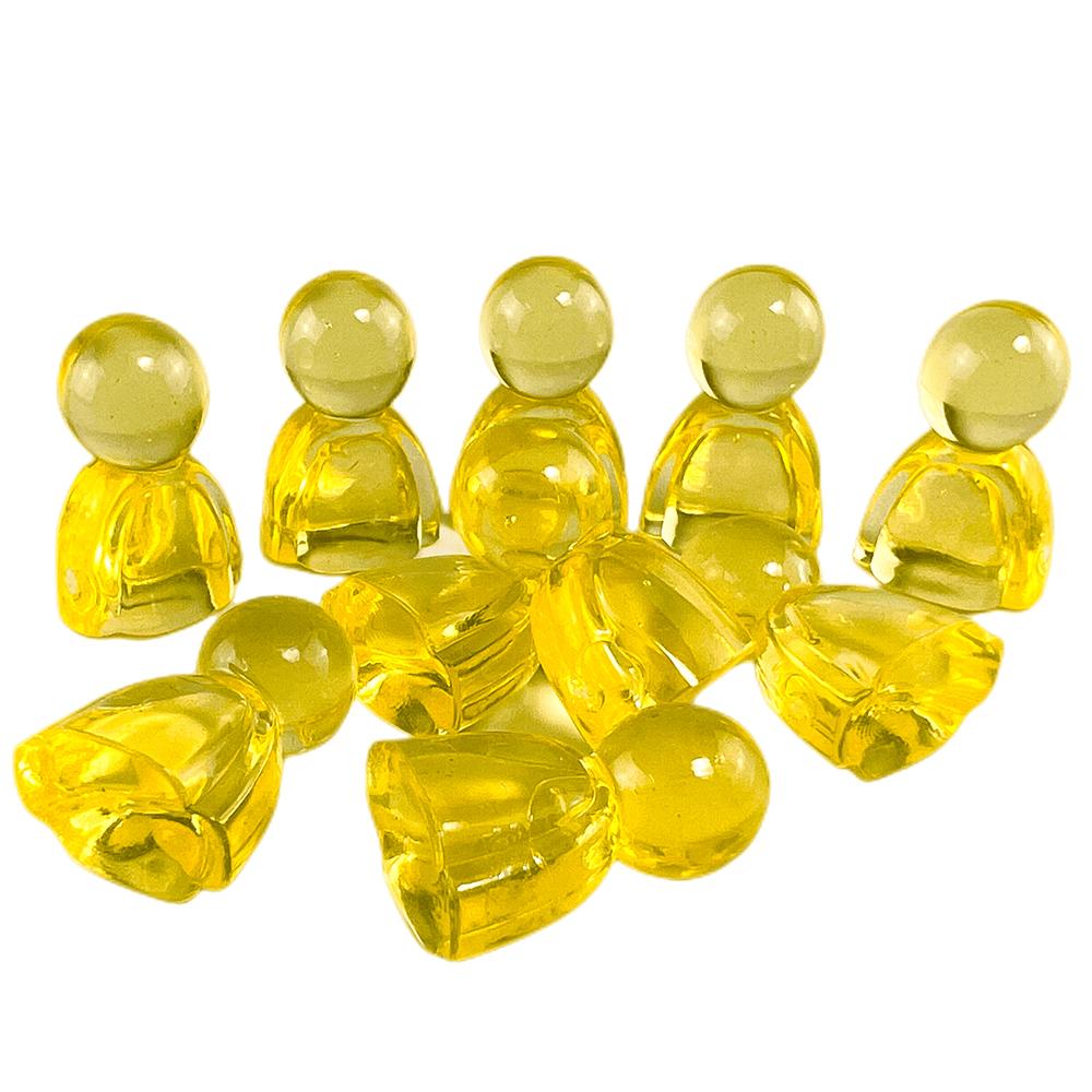 Acryl Spiele Marker 10 stücke Farbige Transparent Humanoiden Schach Stücke Brettspiel Zubehör