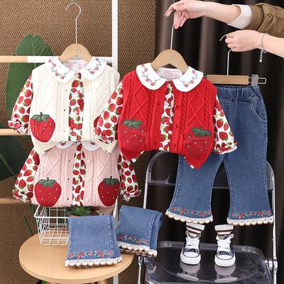 Kids Casual Long-Sleeve Set, Comfortable Daily Wear Outfits