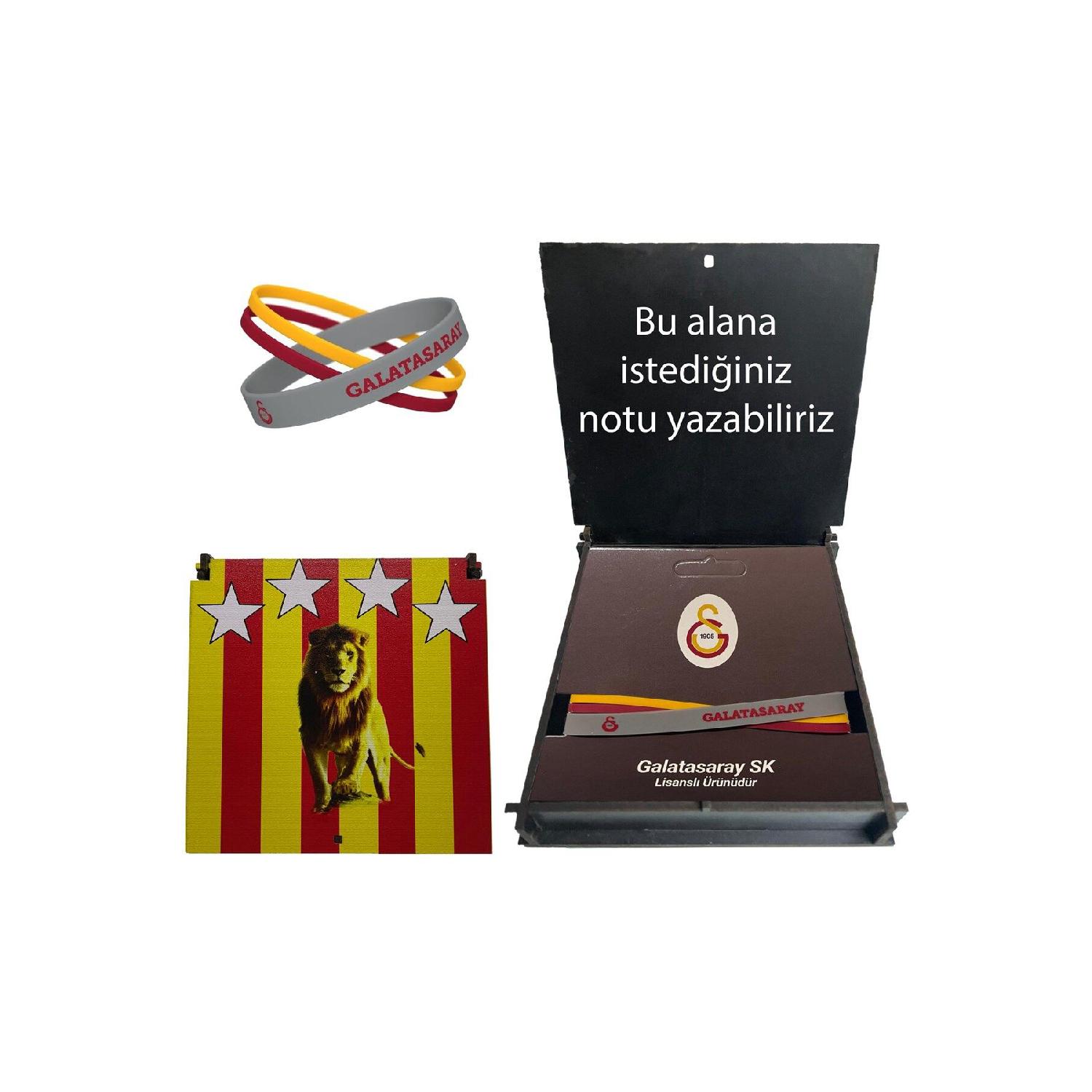 

Galatsasaray Licensed Bracelet Color Gift Wooden Boxed Standart жовтий