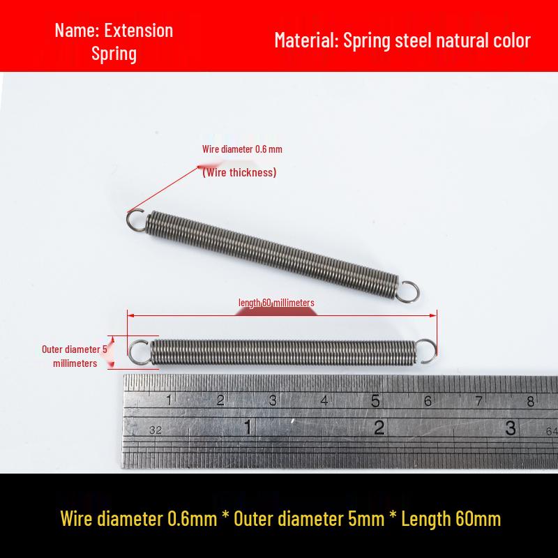 Stainless Steel Spring Hook for Microwave Oven Handle, Wire Diameter 0.6/0.7
