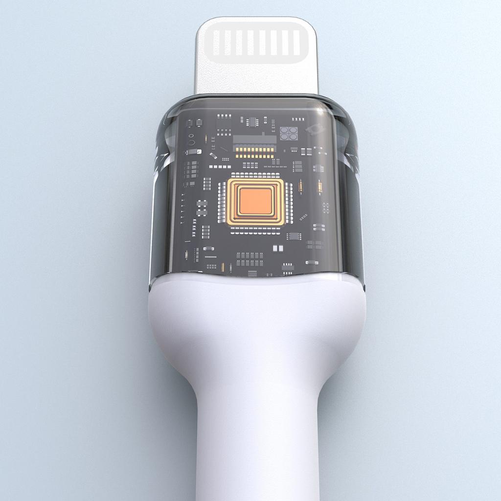 Kabel przewód USB-C - iPhone Lightning 30W 2m - biały