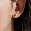 14k Pebble Teardrop Earrings
