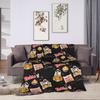 Buldak Spicy Ramen Coperta Calda Morbida Coperta Plaid Inverno Ragazzo Ragazza Soggiorno Copriletto Grafico
