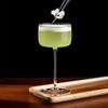 Creative Cocktail Glasses Cups,Square Martini Glass Cup,Thin Margarita Glasses Cup,Glass Goblet,Bar Kitchen Accessories
