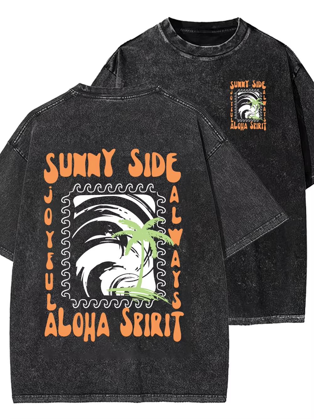 

Retro Washed Los Angeles California Luxury Tshirt s Retro Palm Tree Sunset Pattern Tshirt for Both Men and Women YK Style 2XL