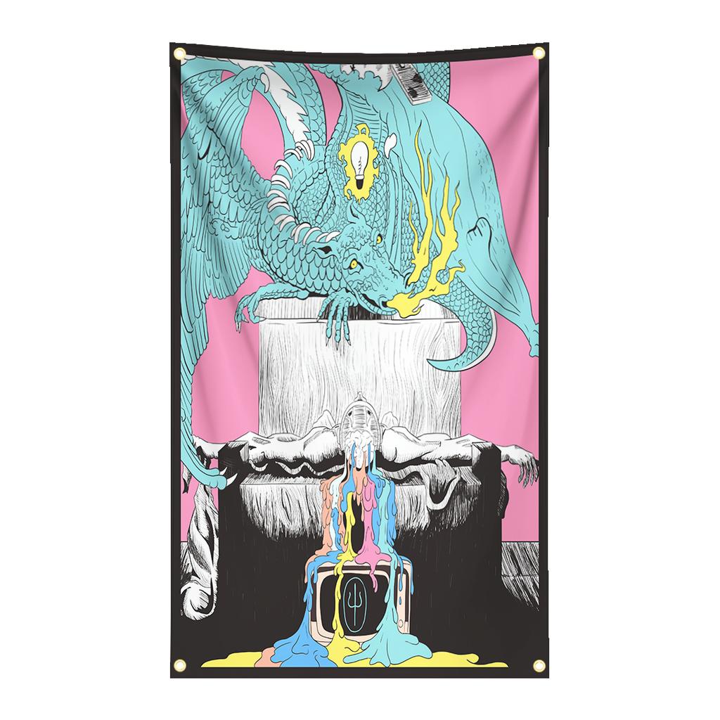 90X150Cm Twenty One Pilots Scaled And Icy Rock Flag Tapestry Polyester Printing Modern Music Art Banner Vintage Decoration