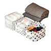 Cosmetic Organizer Desktop Storage Box Underwear Storage bag Fabric Sundries Basket  Home