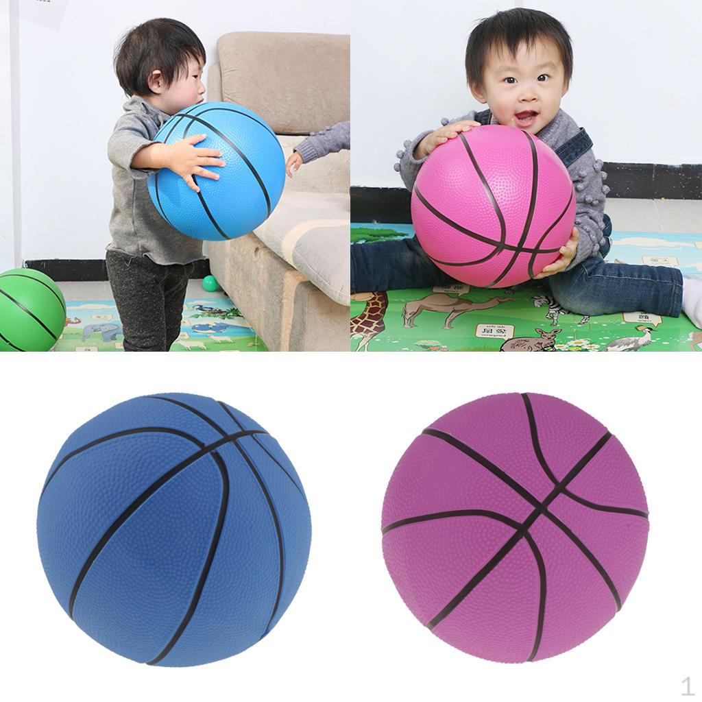 2PCS 8.5'' Inflatable Mini Bouncy Basketball Outdoor Ball kids children toy Gift 01