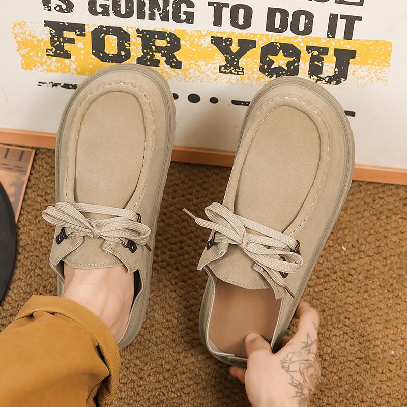 Men's Thick-sole Casual Shoes Summer Soft-sole Non-slip Semi-slippers Fashion Youth Outdoor Comfortable Breathable Walking Shoes