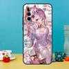 Minato Aqua Hololive Case For Samsung Galaxy A25 A54 A34 A14 A52 A32 A12 A13 A33 A53 A15 A16 A36 A56 A26 A05 A35 A55