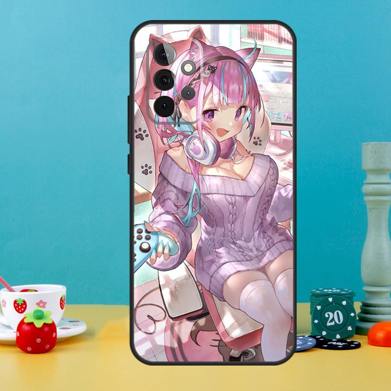 

Minato Aqua Hololive Case For Samsung Galaxy A25 A54 A34 A14 A52 A32 A12 A13 A33 A53 A15 A16 A36 A56 A26 A05 A35 A55 Samsung A53 5G