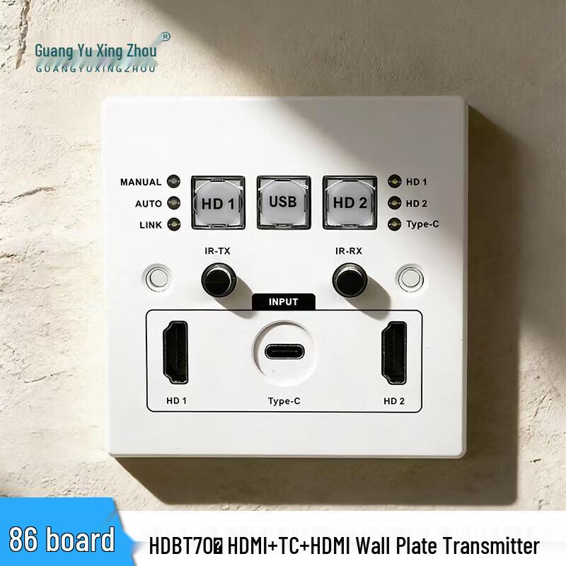 Guangyu Xingzhou GY-8620 HDMI HDBaseT Extender Wall Plate