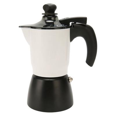 150ml Moka konvička na kávu na sporák Vyrábí pravou italskou kávu Hliníková moka konvička 3 šálky Pro domácí použití