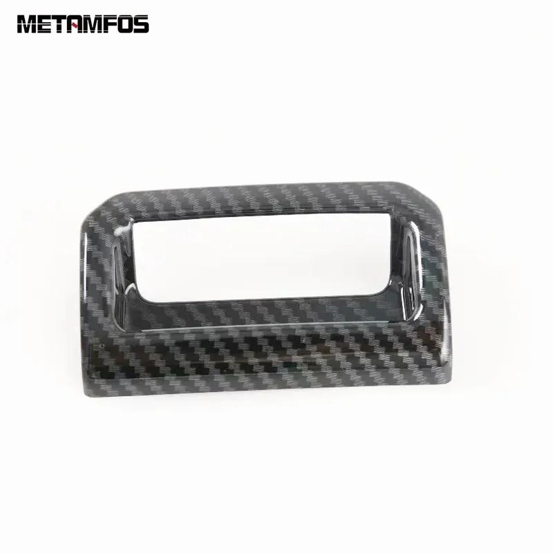 Armrest Box Storage Box Switch Cover Trim For Toyota Highlander Kluger XU70 -2025 2026 Carbon Fiber Accessories Car Styling
