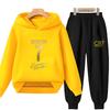 Autumn Football Star 3-12 Years Children Hoodie+Pants Suit Kid Sweatshirt 2Pcs Sets Boys Girls Trousers Toddler Tracksuits