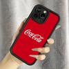 C-COCA Logo C-COLA Silicone Soft Phone Case For IPhone 17 16 14 13 12 11 15 Pro Max Plus Air Cover