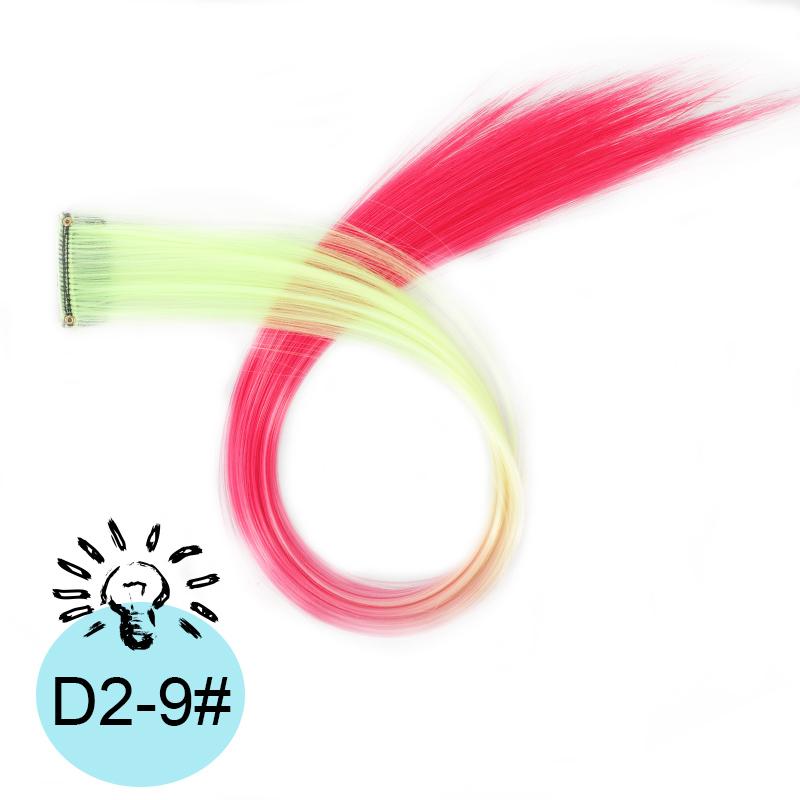 

Одна карта градиент висячие ушки краска трехцветный накладной парик BB клипса цветной парик женский синтетический парик для использования на музыкальном фестивале Хэллоуин вечеринка