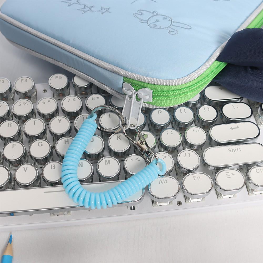 14-Zoll Damen-Laptoptasche mit Stickerei, stoßfest für 11" iPad/16" Notebook, modische Space-Baumwolle