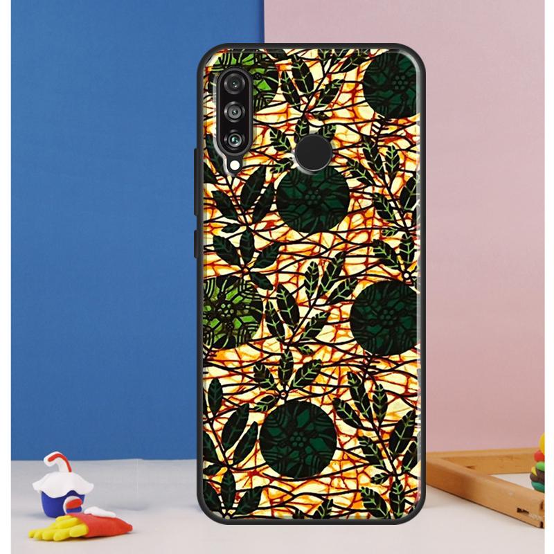 African Style Fabric Print Case For Huawei Nova 10 9 SE 8i 11i 12i 12s Y60 Y61 Y70 Y90 Y72 Y73 Y91 P60 Pro P30 P40 Lite