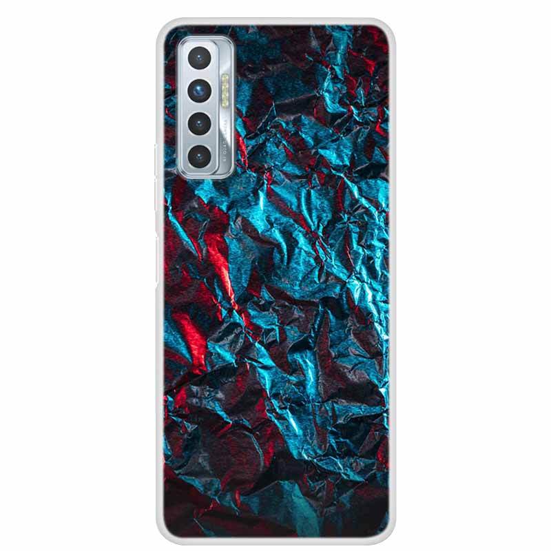 For Tecno Camon 17P Case Luxury Silicone TPU Soft Cover Phone Case For Tecno Camon 17 CG7 CG6 Coque Shockproof Marble Funda Capa