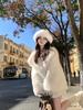 2025 Autumn/Winter Women's Faux Fox Fur Coat - European & American Style