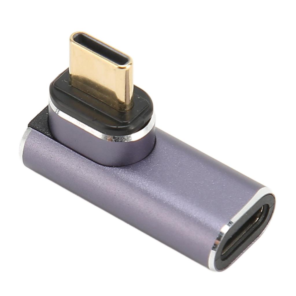 USB C 3.1 Magnetic Right Angle Adapter PD 140W Fast Charging 40Gbps 8K 90 Degree Type C Magnetic