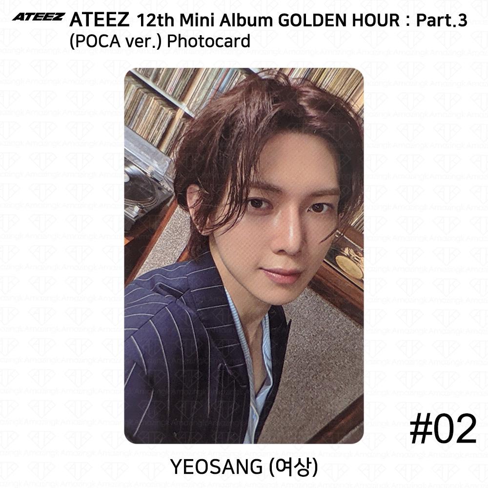 

ATEEZ 12-й мини-альбом Golden Hour Part.3 версия POCA. Официальная фотокарточка QR-карта Yeosang - Photocard #2