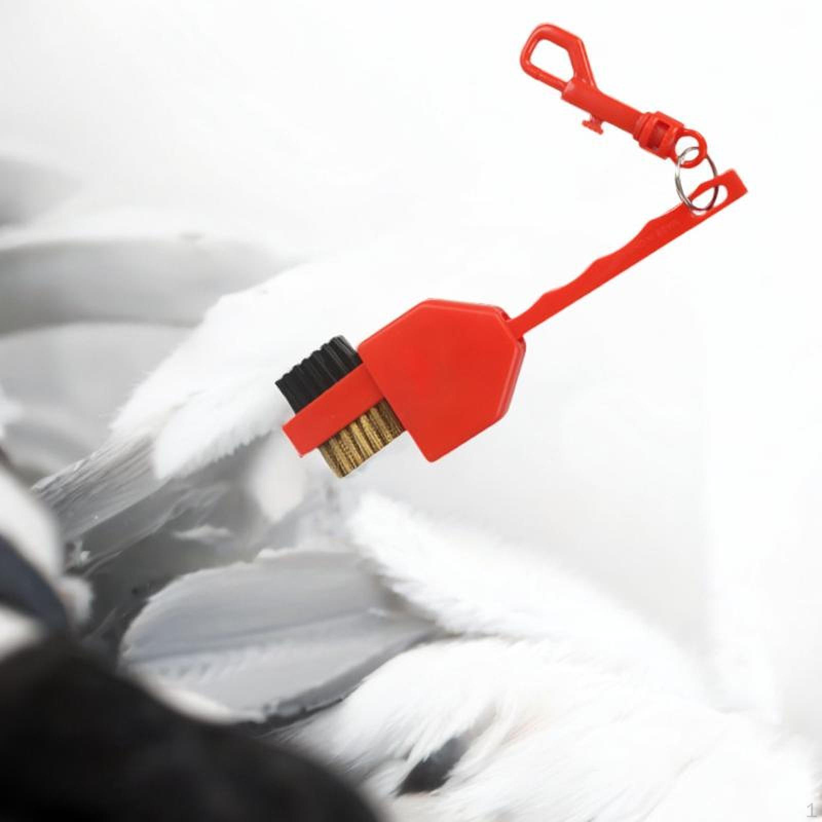 

Аксессуары для щеток для гольф-клубов Эргономичная ручка Многоцелевой очиститель Инструмент для чистки канавок красный