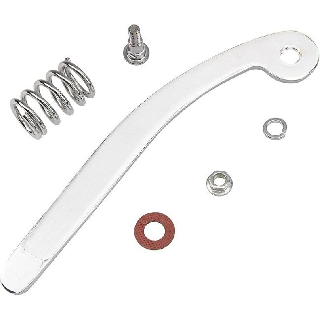 1Set Yootones Guitar Vibrato Bridge Tremolo System Arm Whammy Bar with Nut Spring Compatible with Electric Guitar (Silver) серебряный