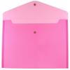 A4 Clear Document Bag Paper File Folder Stationery School Office Letter Envelope Folder Translucent Case PP 6 Candy Colors