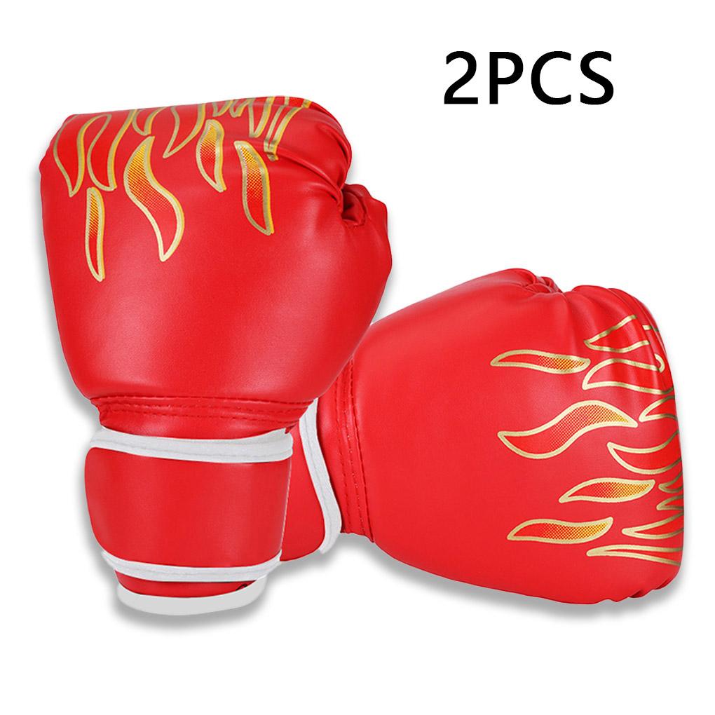 Boxing Glove Leather Kickboxing Protective Glove Aldult Kids Children Punching Training Sanda Sports Supplies Kids Boxing Gloves