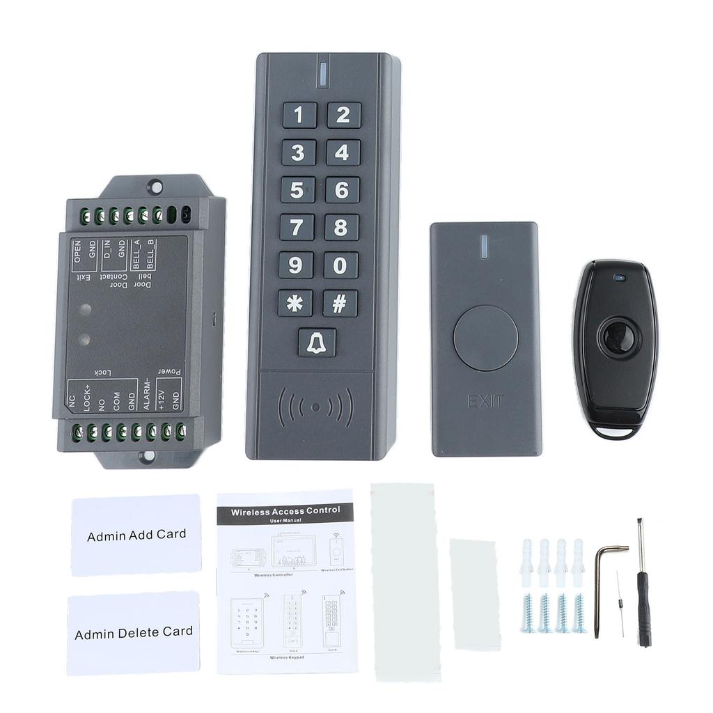 Wireless Access Control System Large Capacity IP66 Waterproof Keyboard Multiple Interfaces Push To