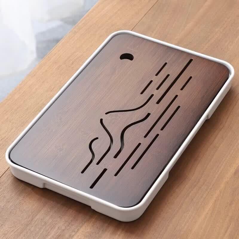 Yuzuo 2024 Light Luxury Bamboo Tea Tray