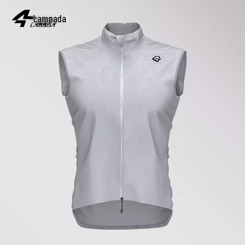 

Ветрозащитный жилет для велоспорта Lampaida: Унисекс майка без рукавов для весны/лета для удобного хранения на шоссейных велосипедах. S