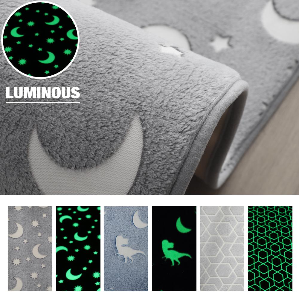 Thick Carpet For Living Room Luminous Plush Rug Children Bed Room Fluffy Floor Carpets Bedside Home Decor Rugs Sofa Velvet Mat